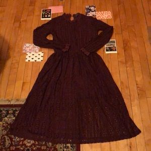 Bridal Style Marsala Lace Gown